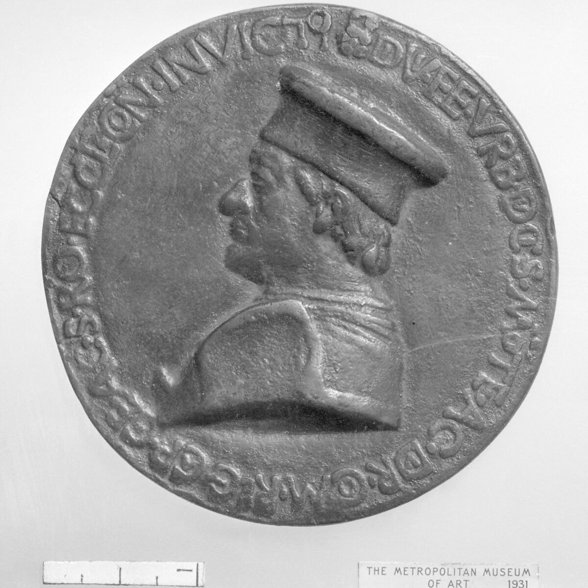 Federigo da Montefeltro, Medalist: Savelli Sperandio (Italian, Mantua 1425?–?1504 Venice), Bronze, Italian 