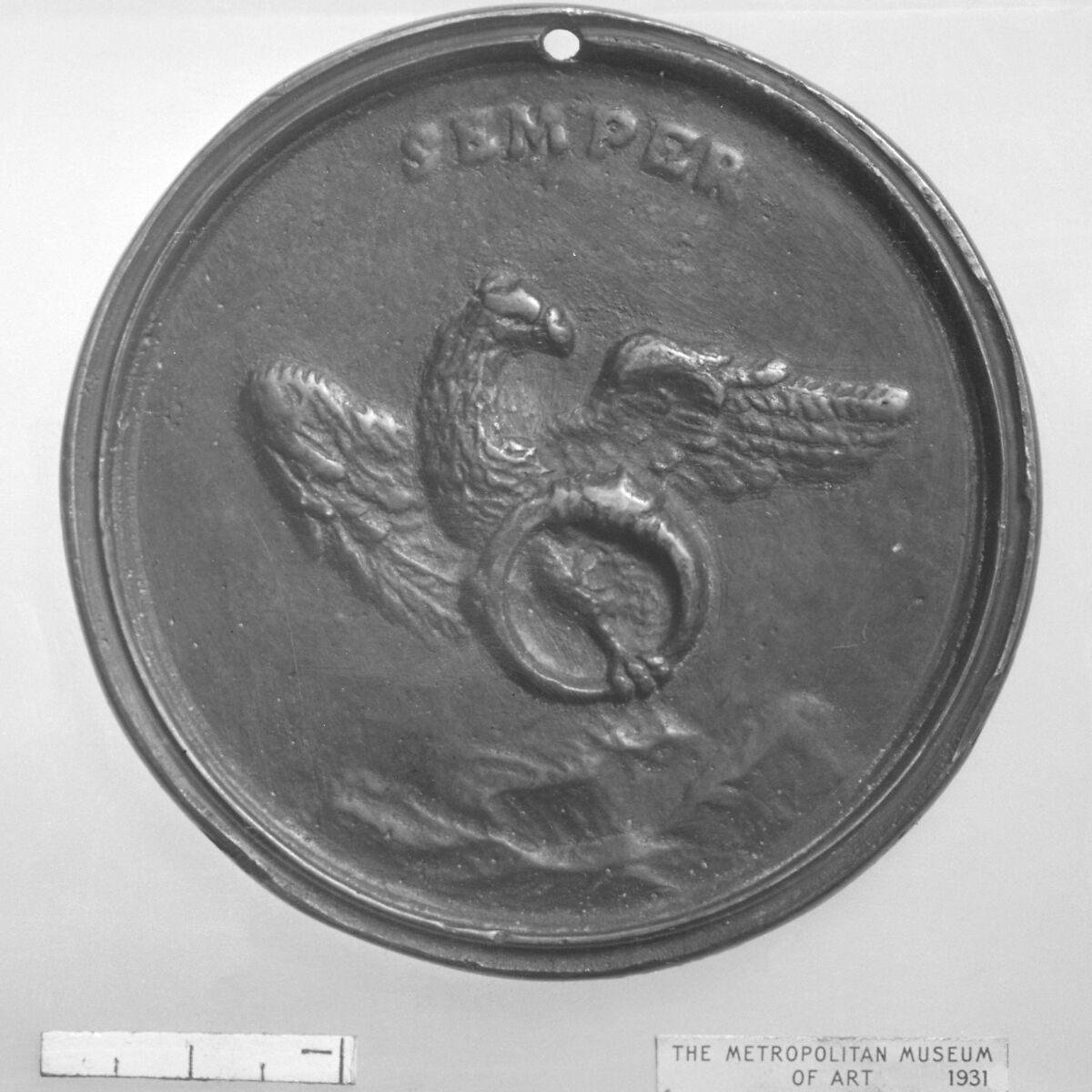 Piero I Medici (1464–69), Medalist: possibly Massimiliano Soldani (Italian, Montevarchi 1656–1740 Montevarchi), Bronze, possibly Italian