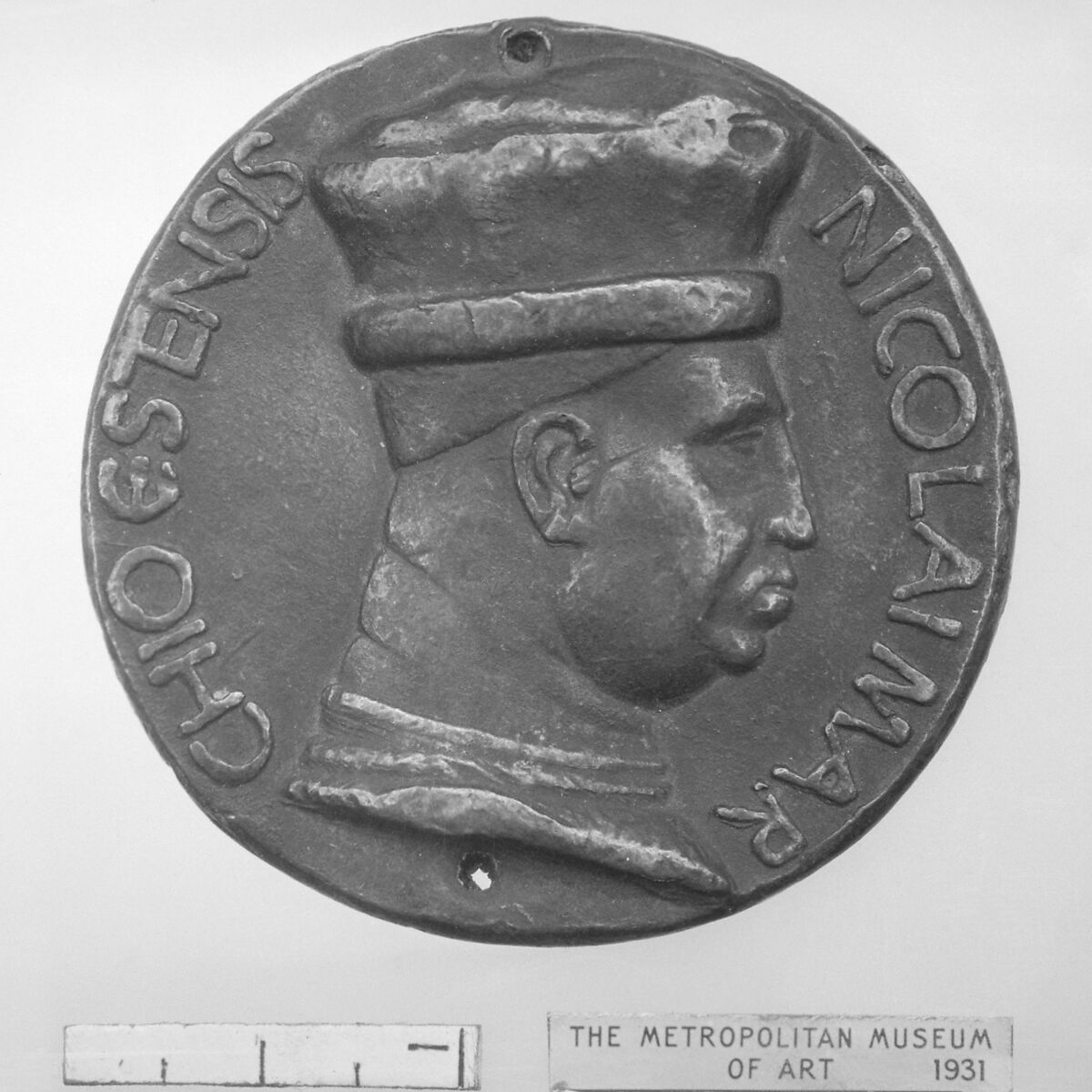 Niccolò d'Este, Marquess of Ferrara (1384?–1441), Possibly by Amadeo da Milano (Italian, active Ferrara, 1437–82), Bronze, Italian, Ferrara 