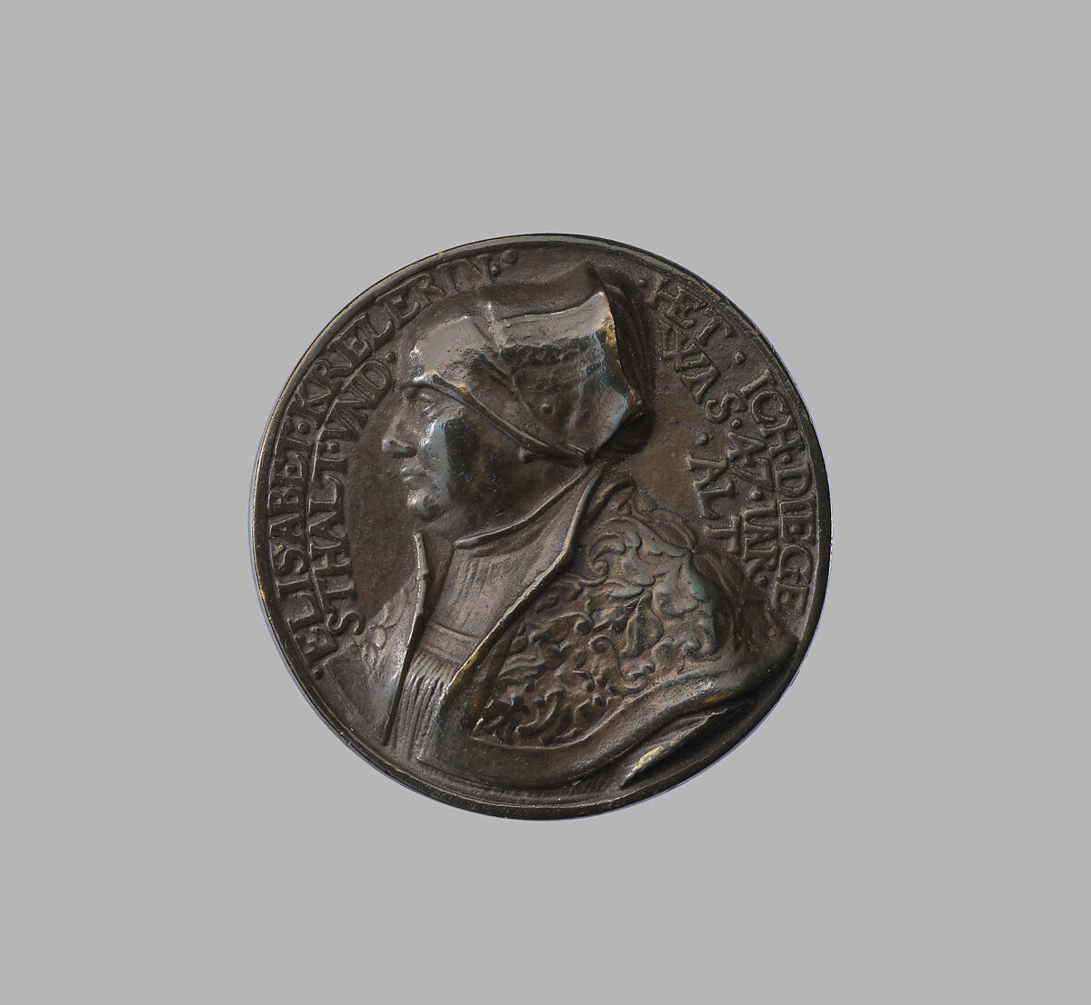 Laux Kreler and Elisabeth Kreler, Hans Kels the Younger (German, 1508/10–1565), Bronze, German