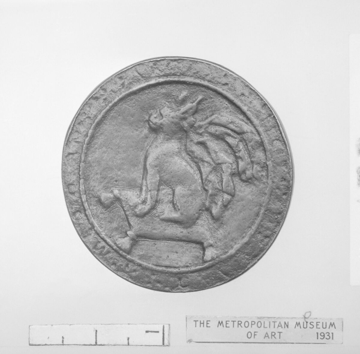 Leonello d'Este, Marquis of Ferrara, Medalist: Pisanello (Antonio Pisano) (Italian, Pisa or Verona by 1395–1455), Bronze, Italian