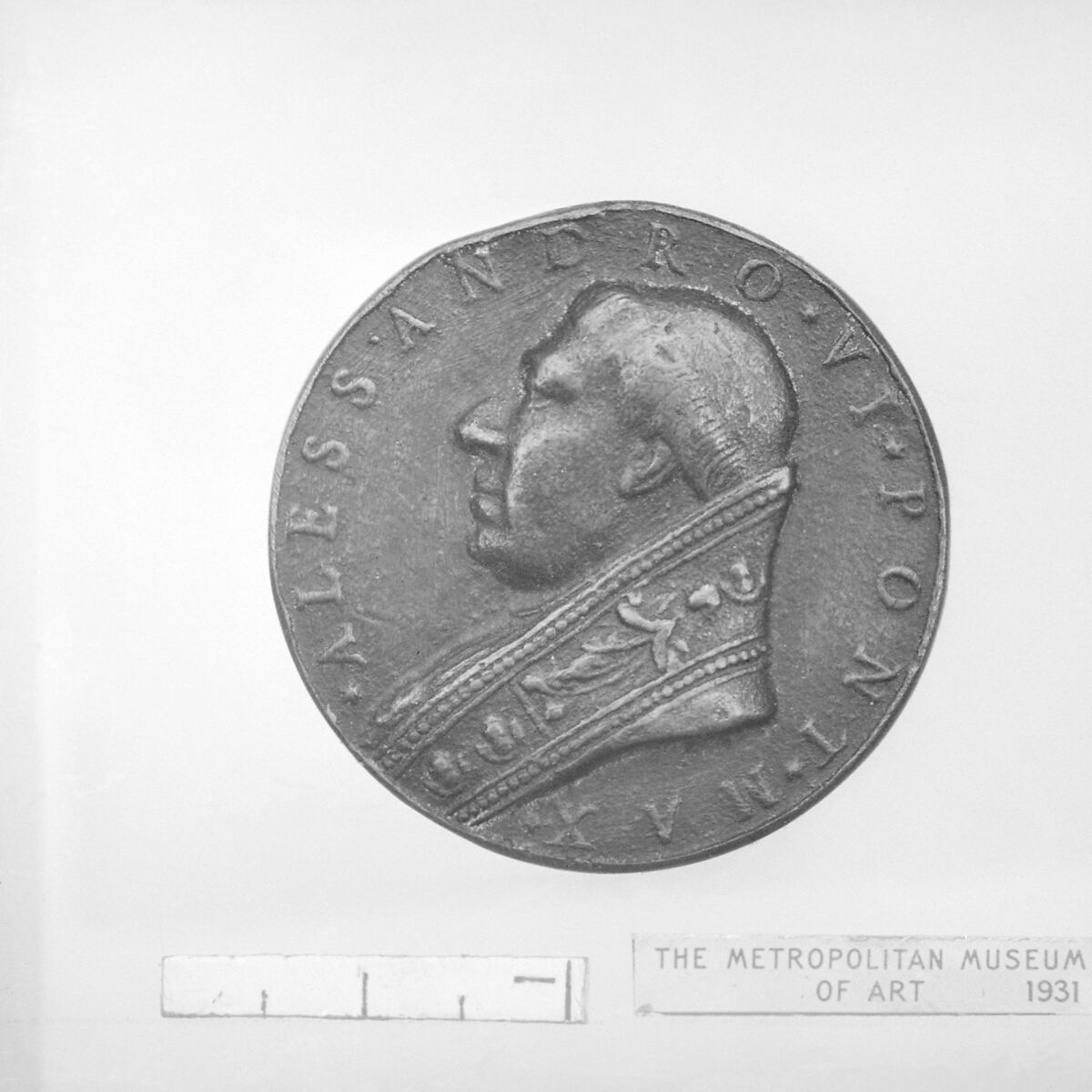 Pope Alexander VI (1492–1503), Bronze, Italian 