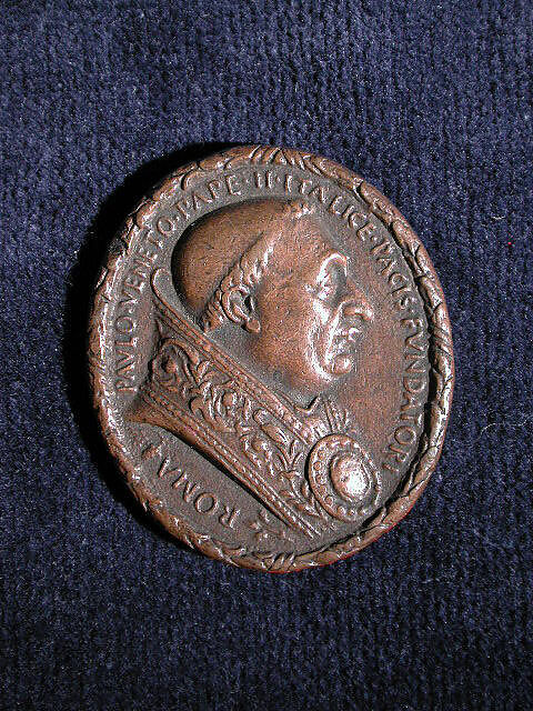 Pope Paul II, Attributed to Cristoforo di Geremia (Italian, Mantua, active 1456–76), Bronze, Italian 