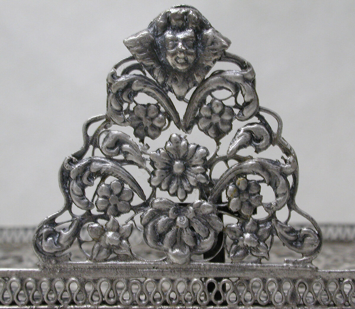 Miniature cabinet (part of a set), Silver, Southern German