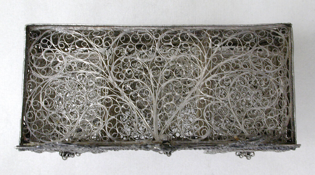 Miniature cabinet (part of a set), Silver, Southern German