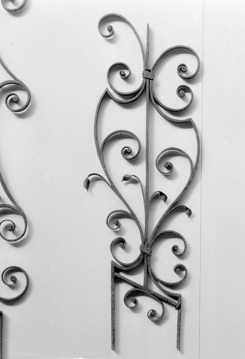 Baluster, Wrought iron, British 