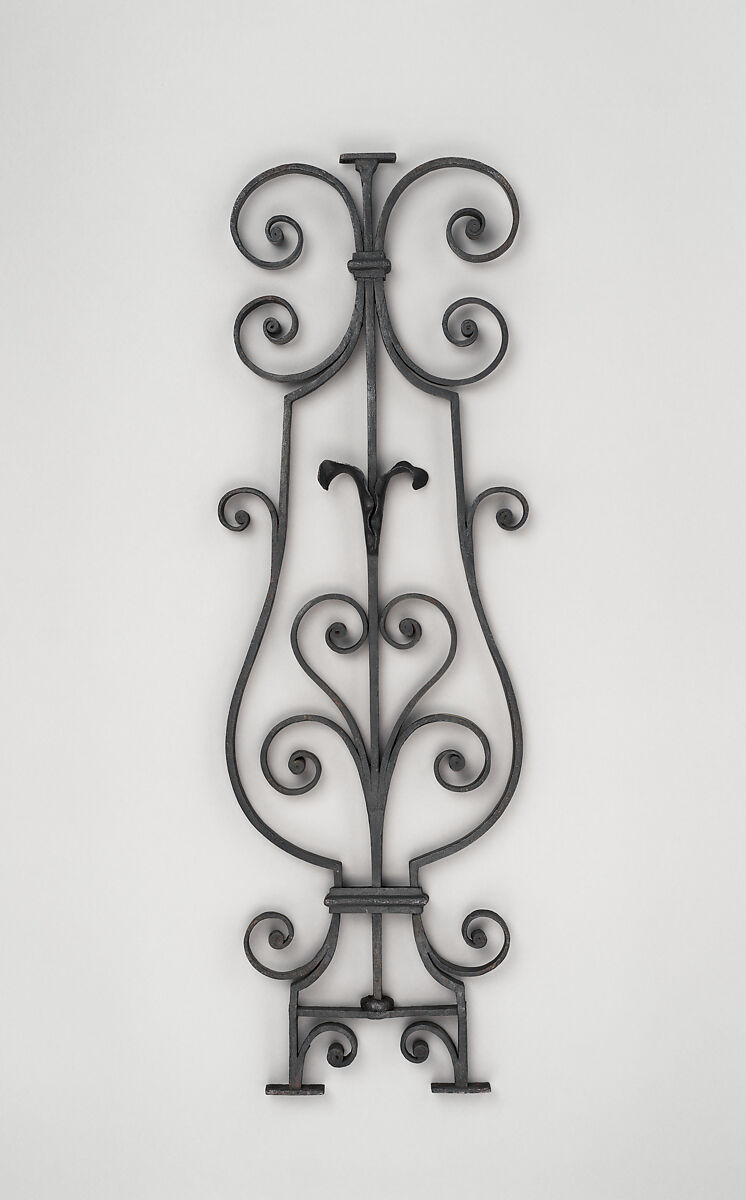 Iron baluster, Wrought iron, British