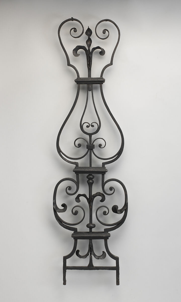 Iron baluster, Wrought iron, British