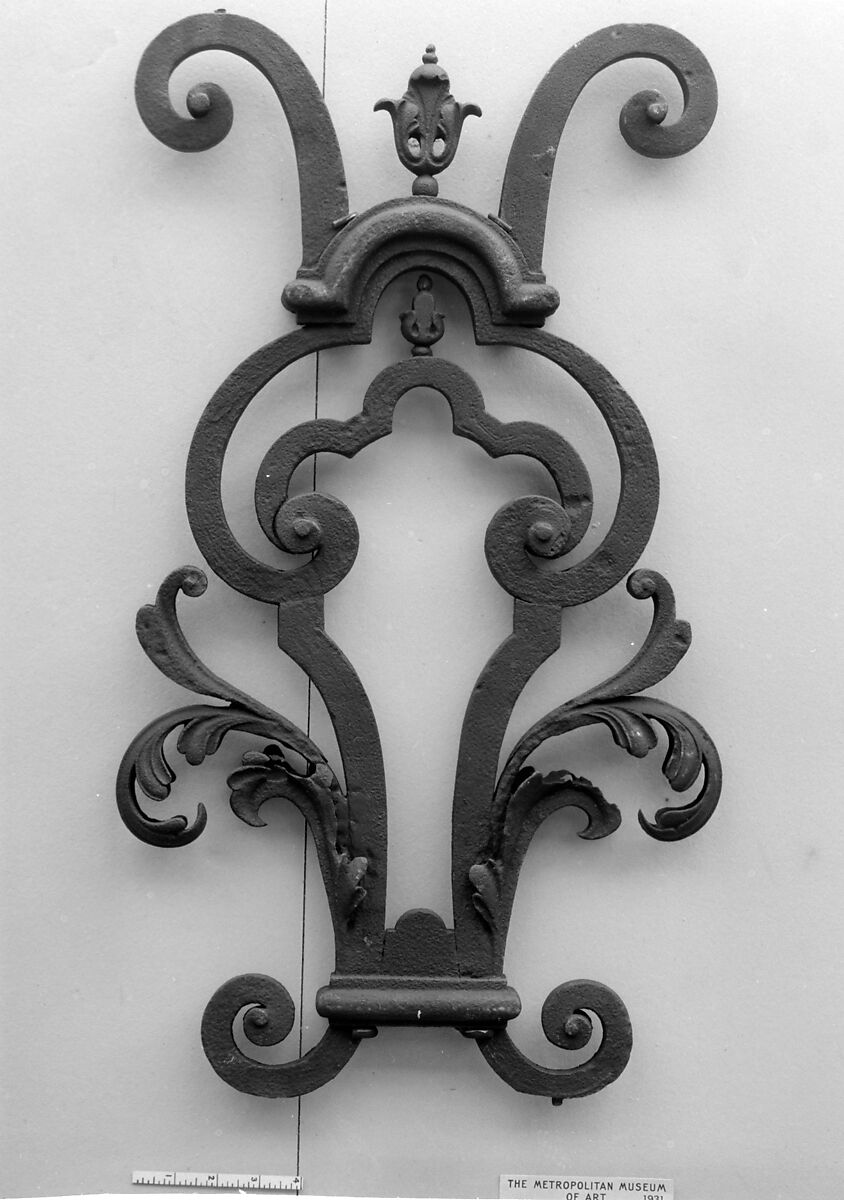 Baluster, Wrought iron, British 