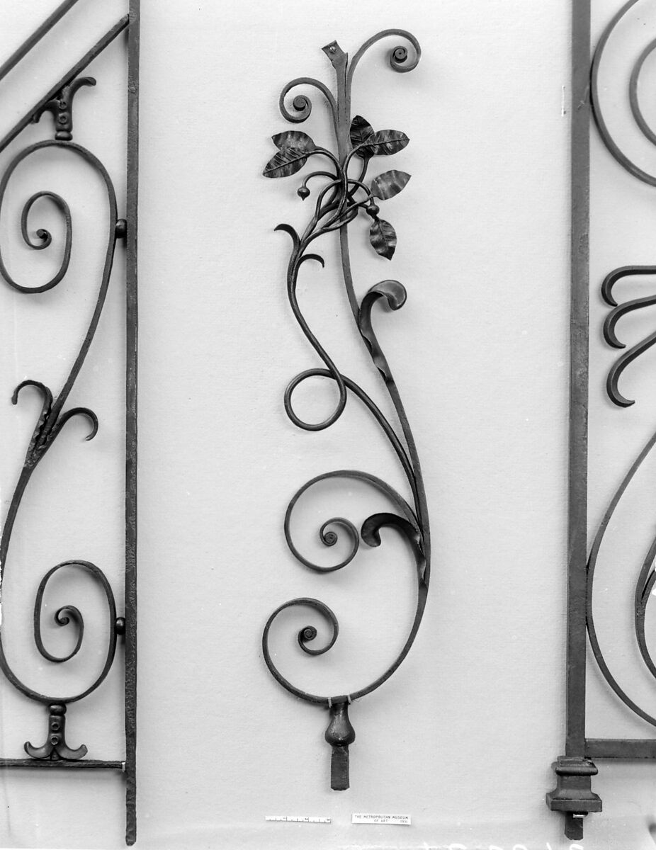 Baluster, Wrought iron, British 