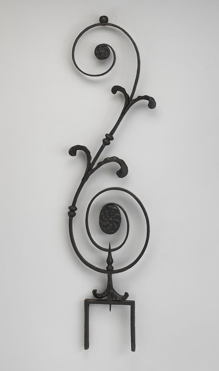 Iron baluster, Wrought iron, British