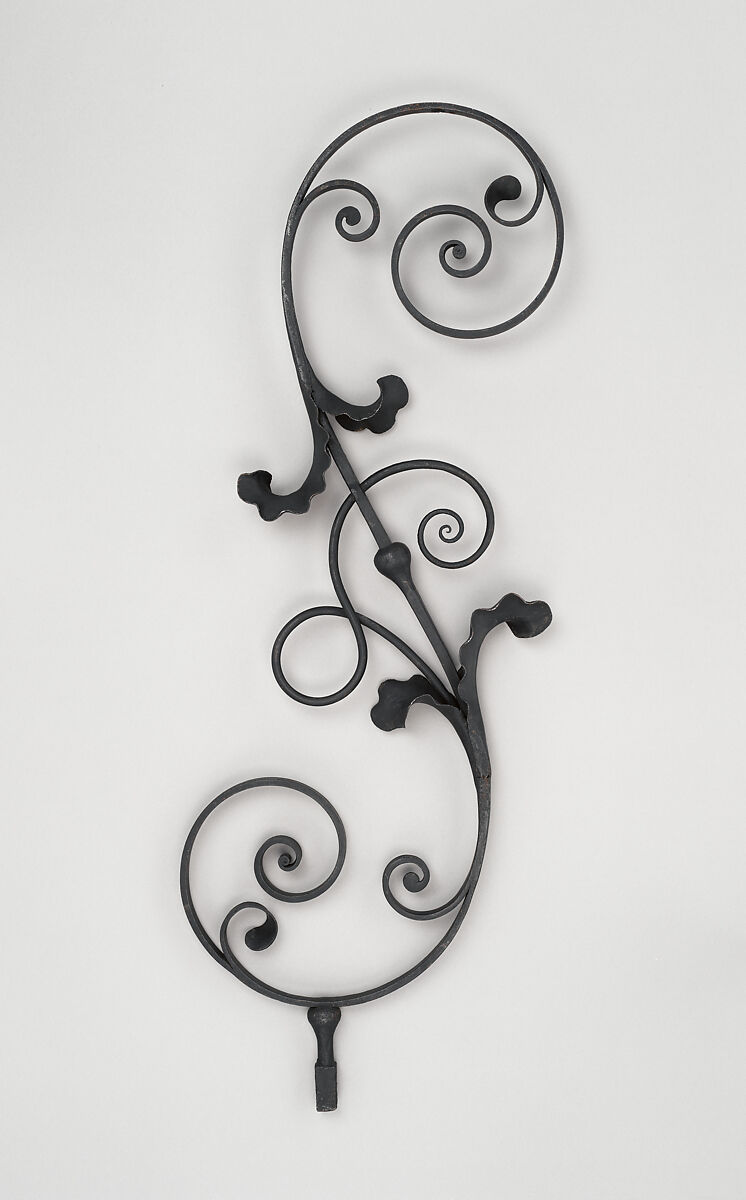 Iron baluster, Wrought iron, British 