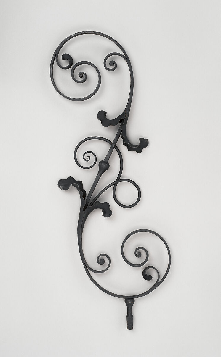 Iron baluster, Wrought iron, British