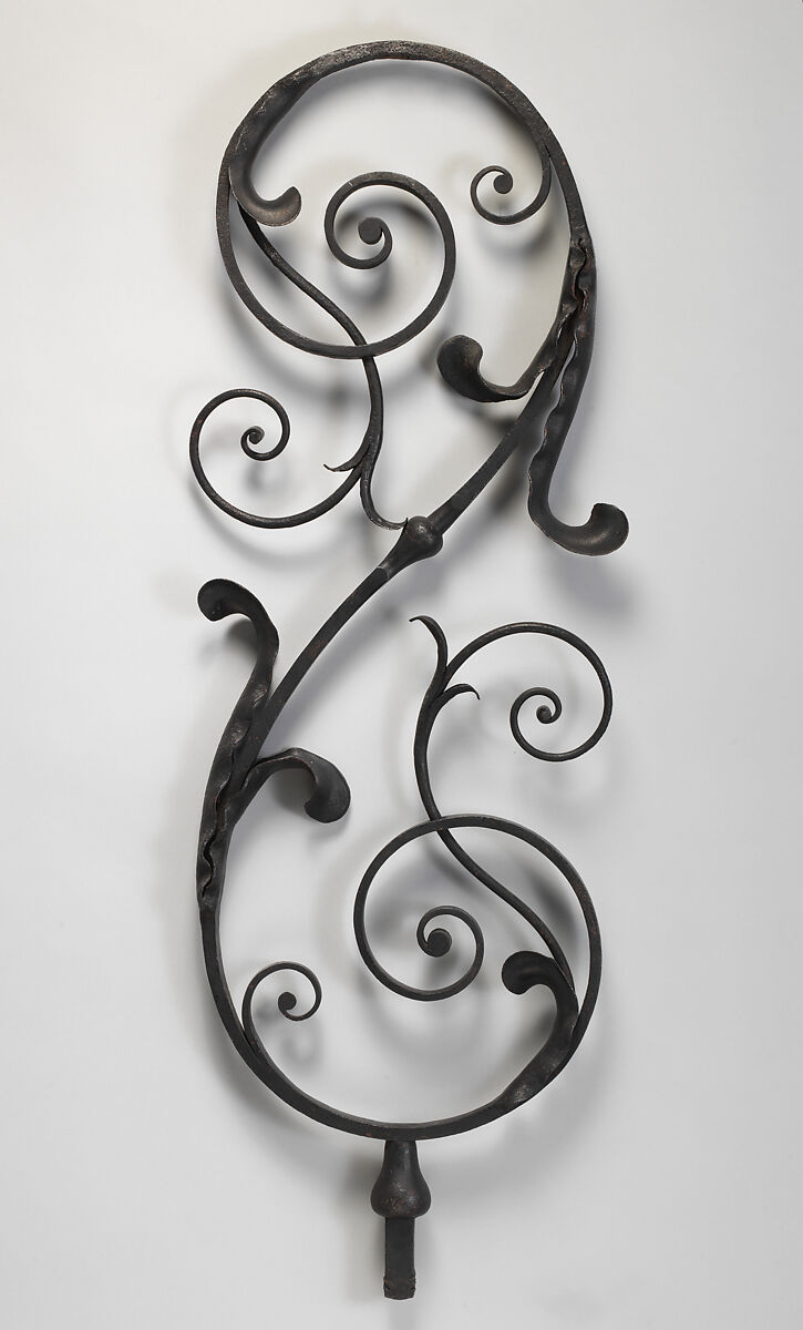 Iron baluster, Wrought iron, British