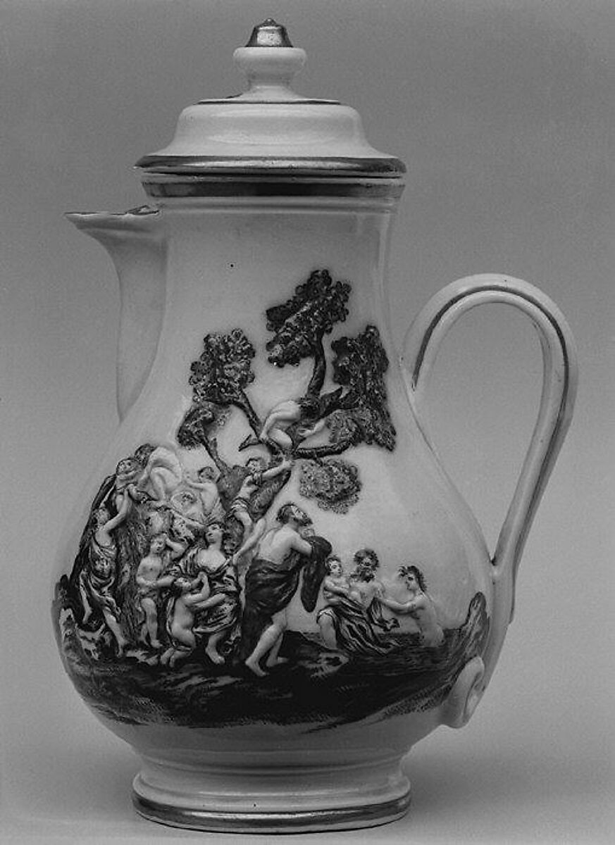 Creamer with cover (part of a service), Doccia Porcelain Manufactory (Italian, 1737–1896), Hard-paste porcelain, Italian, Florence 