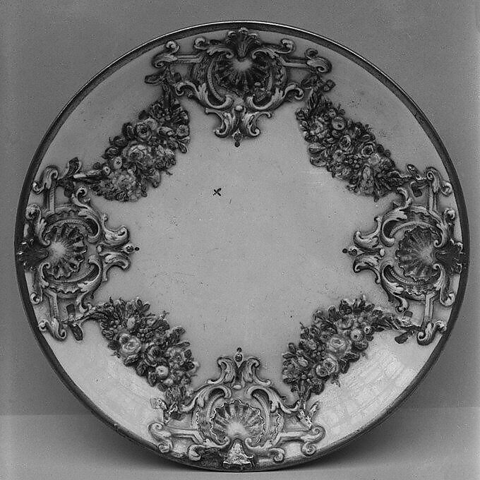 Six saucers (part of a service), Doccia Porcelain Manufactory (Italian, 1737–1896), Hard-paste porcelain, Italian, Florence 