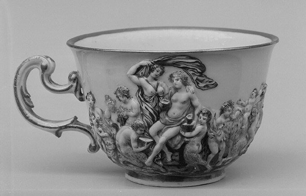 Tea cup (part of a service), Doccia Porcelain Manufactory (Italian, 1737–1896), Hard-paste porcelain, Italian, Florence 