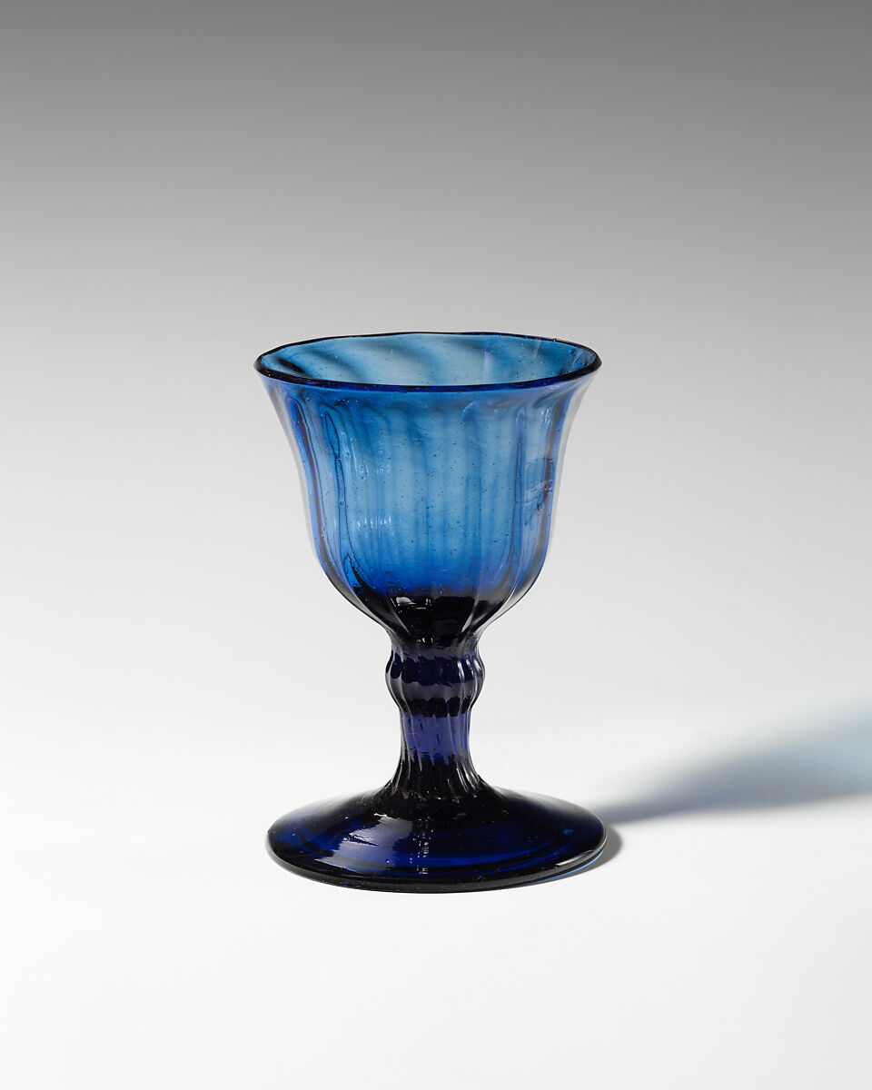 Liqueur glass, Glass, British, Bristol 