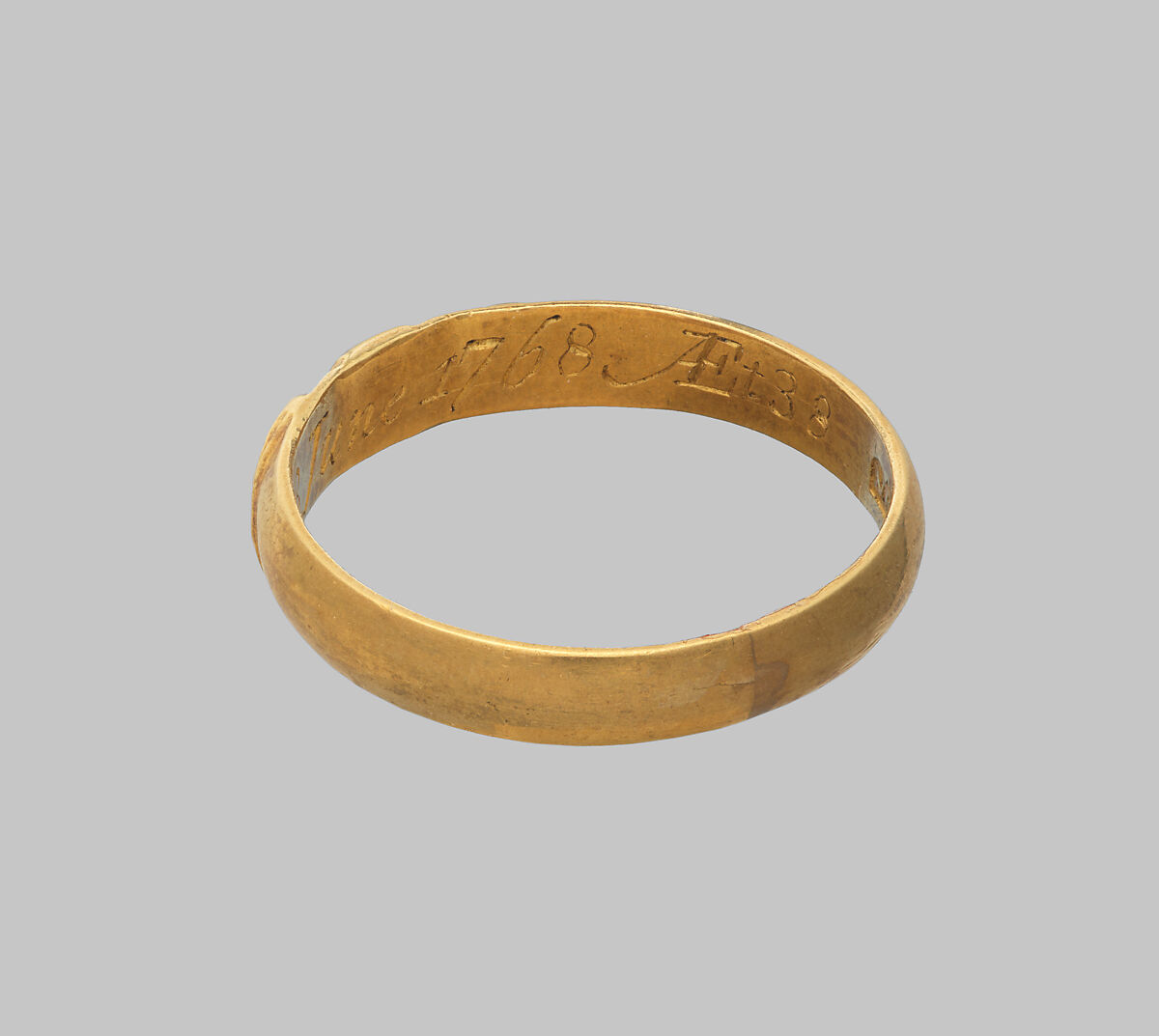Ring, Nathaniel Hurd (American, Boston, Massachusetts 1729/30–1777 Boston, Massachusetts), Gold, American