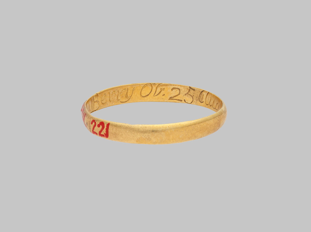 Ring, John Edwards (ca. 1671–1746), Gold, American