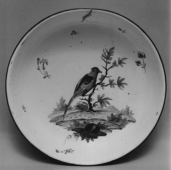 Saucer (part of a service), Frankenthal Porcelain Manufactory (German), Hard-paste porcelain, German, Frankenthal 