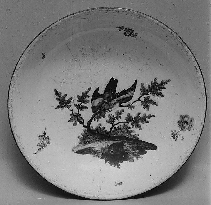 Saucer (part of a service), Frankenthal Porcelain Manufactory (German), Hard-paste porcelain, German, Frankenthal 