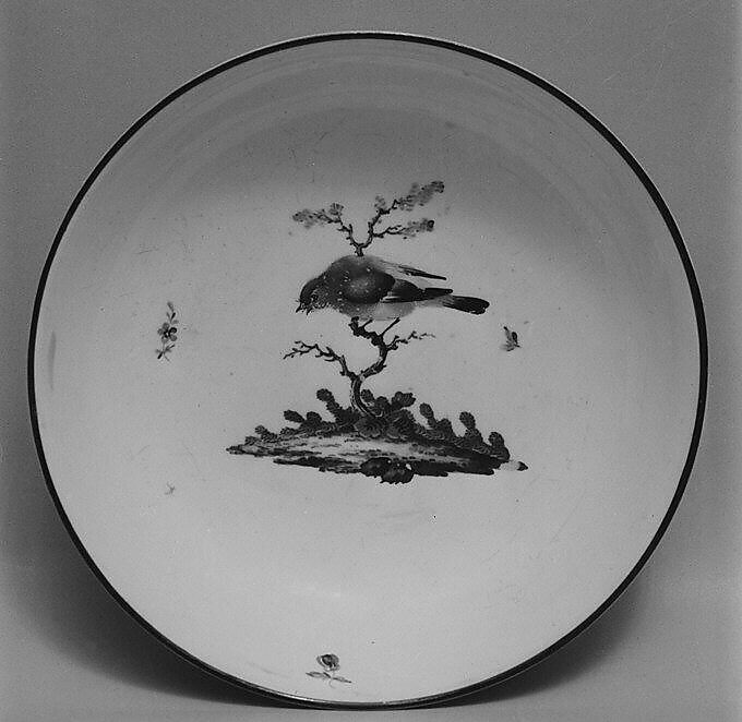 Saucer (part of a service), Frankenthal Porcelain Manufactory (German), Hard-paste porcelain, German, Frankenthal 