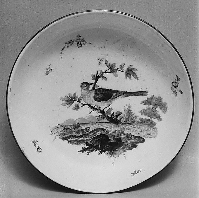 Saucer (part of a service), Frankenthal Porcelain Manufactory (German), Hard-paste porcelain, German, Frankenthal 