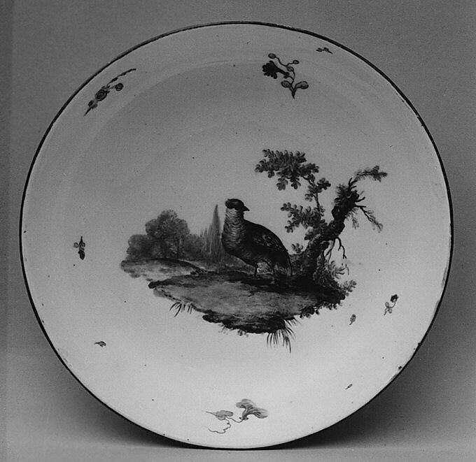 Saucer (part of a service), Frankenthal Porcelain Manufactory (German), Hard-paste porcelain, German, Frankenthal 