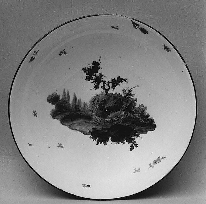 Saucer (part of a service), Frankenthal Porcelain Manufactory (German), Hard-paste porcelain, German, Frankenthal 