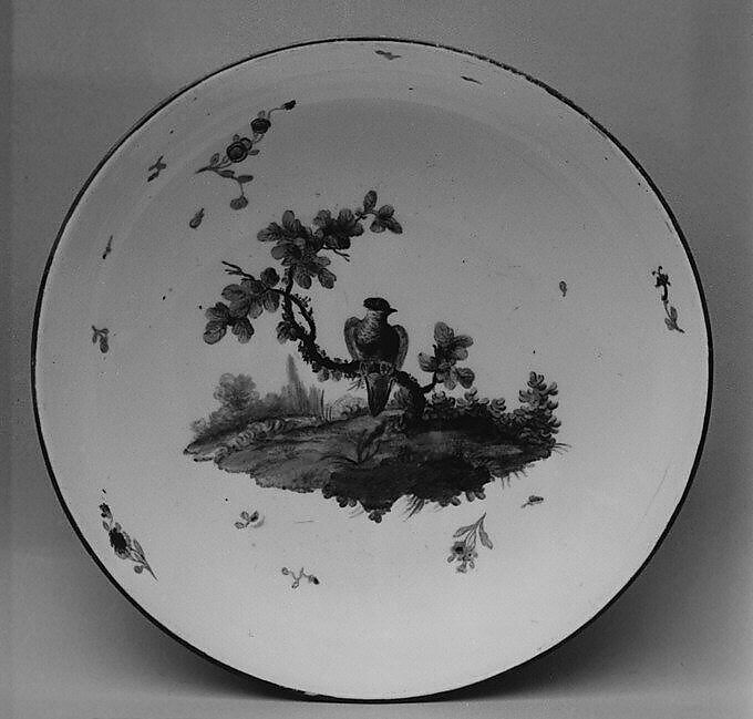 Saucer (part of a service), Frankenthal Porcelain Manufactory (German), Hard-paste porcelain, German, Frankenthal 