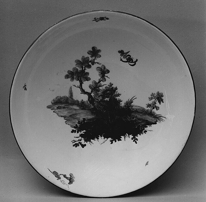 Saucer (part of a service), Frankenthal Porcelain Manufactory (German), Hard-paste porcelain, German, Frankenthal 