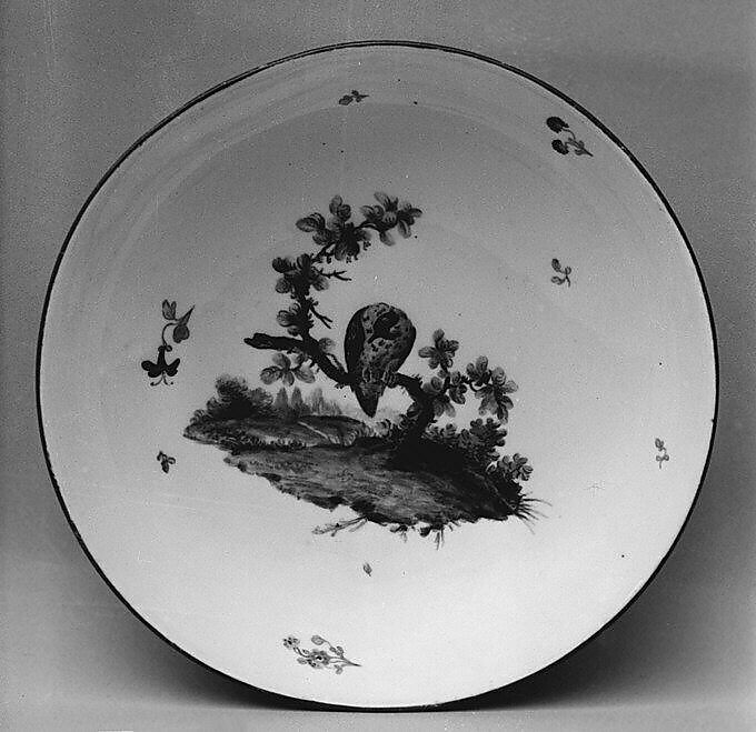 Saucer (part of a service), Frankenthal Porcelain Manufactory (German), Hard-paste porcelain, German, Frankenthal 