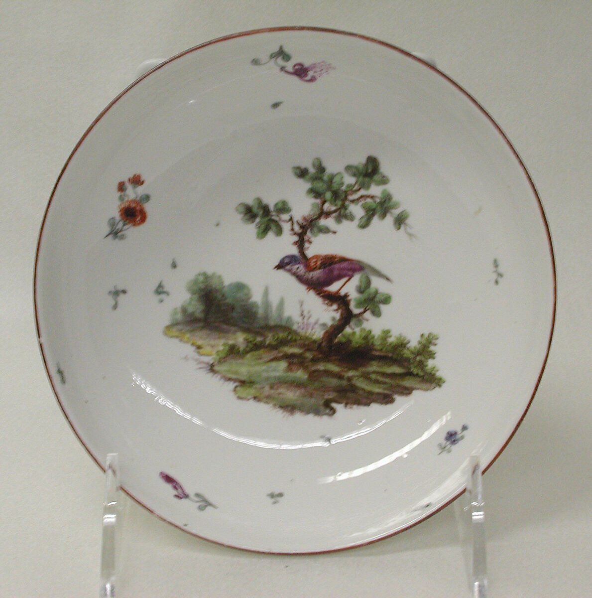 Saucer (part of a service), Frankenthal Porcelain Manufactory (German), Hard-paste porcelain, German, Frankenthal 