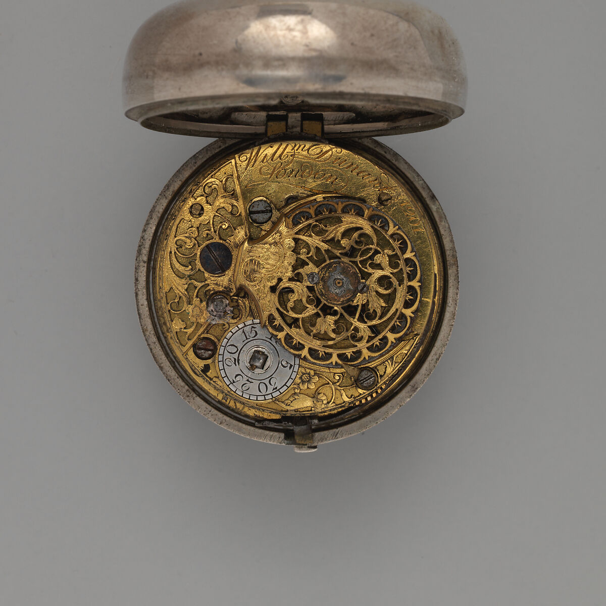 Watch, Watchmaker: William Dunant (British, active 1760–65), Silver, British, London