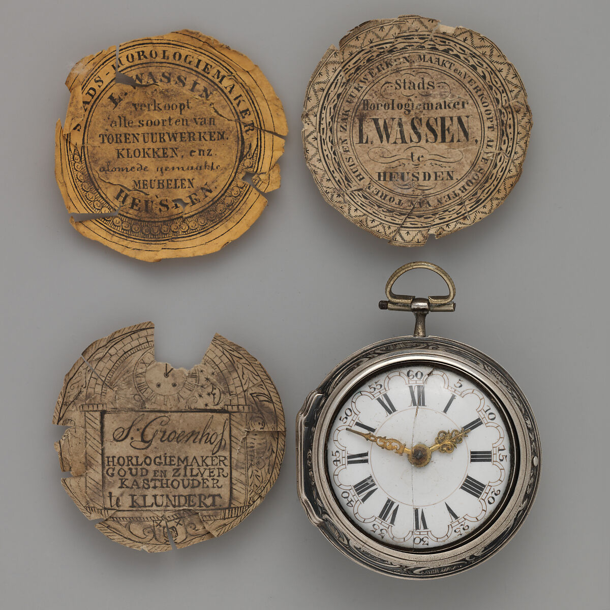 Watch, Watchmaker: William Dunant (British, active 1760–65), Silver, British, London