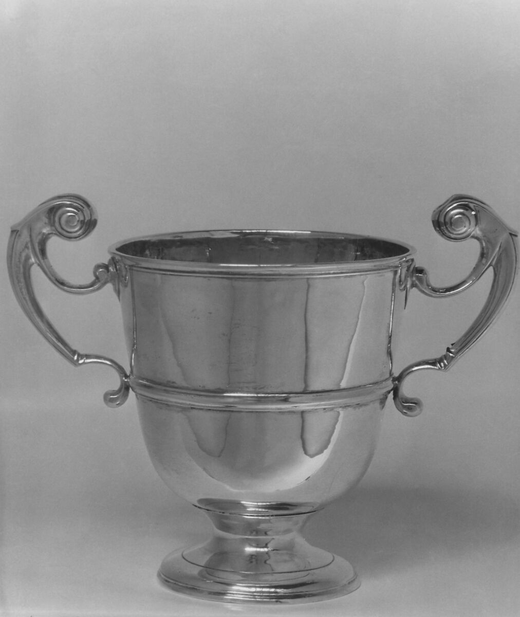Two-handled cup, Probably by William Archdall, Silver, Irish, Dublin 