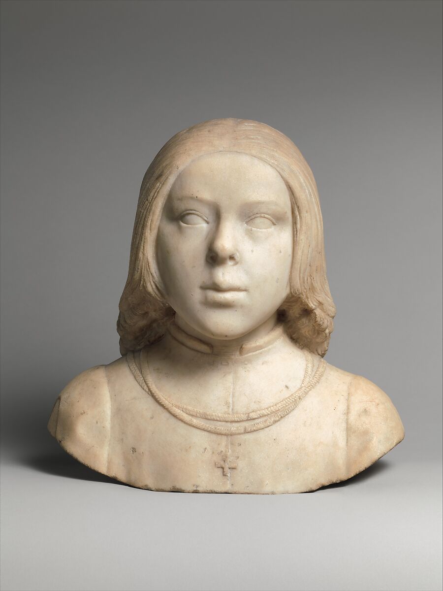 A Boy, Attributed to Gian Cristoforo Romano (Italian, Rome ca.1465–1512 Loreto), Marble, Italian, Rome 