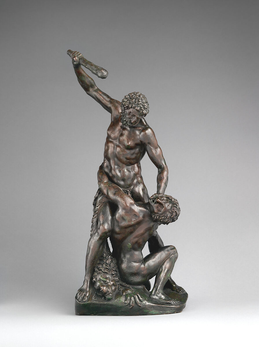 Hercules and Cacus, After a model by Michelangelo Buonarroti (Italian, Caprese 1475–1564 Rome), Bronze, possibly Northern European