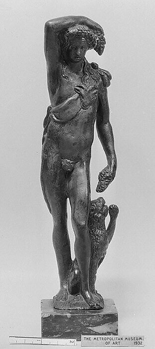 Bacchus with a Panther, Bronze, Italian