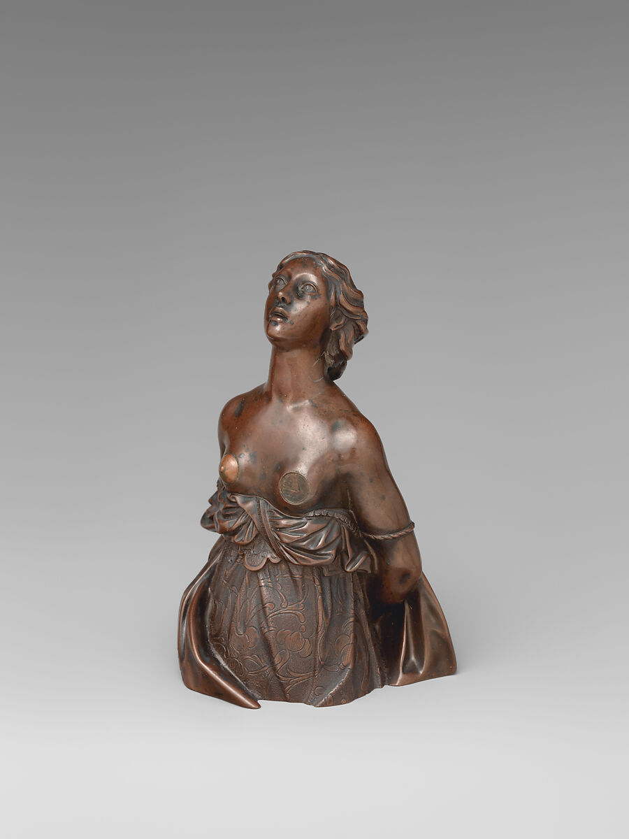 Saint Agatha, Bronze, Italian, probably Naples 