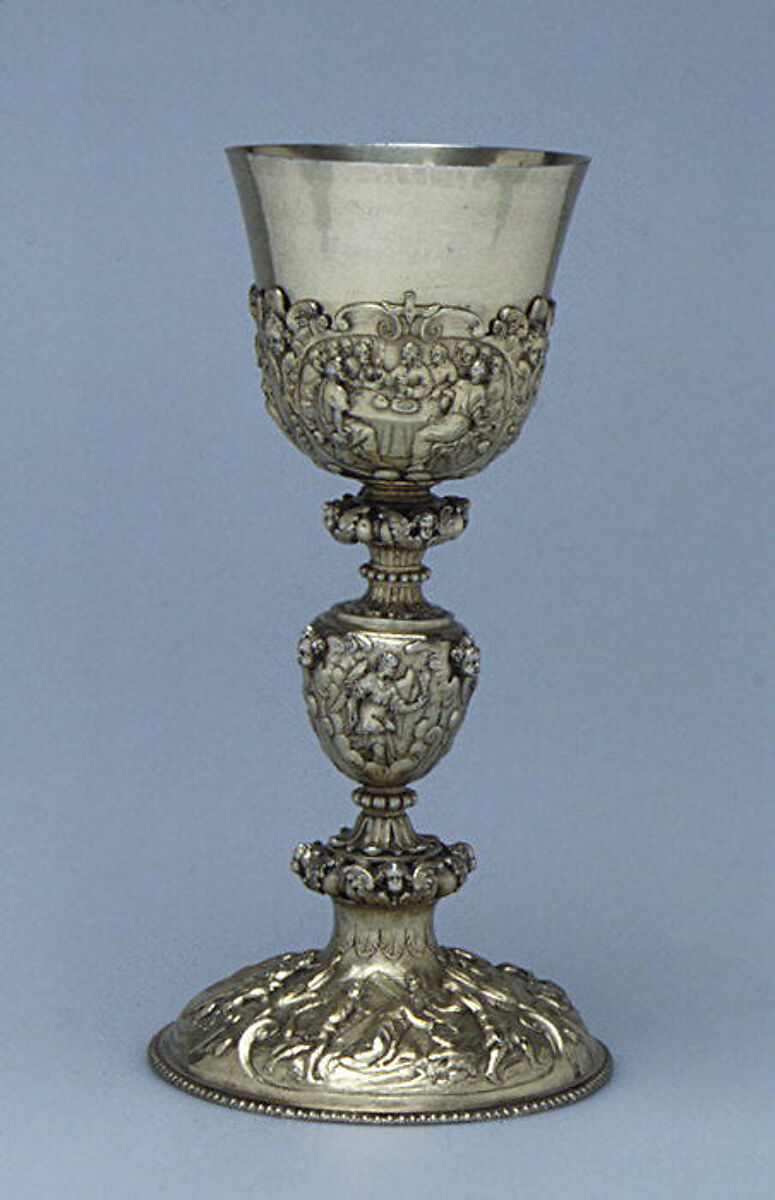 Chalice, Adam Pijart (born 1579, master 1610), Gilded silver, French, Paris 