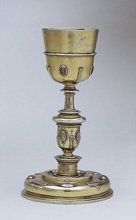 Chalice, Silver gilt, enamel, Mexican 