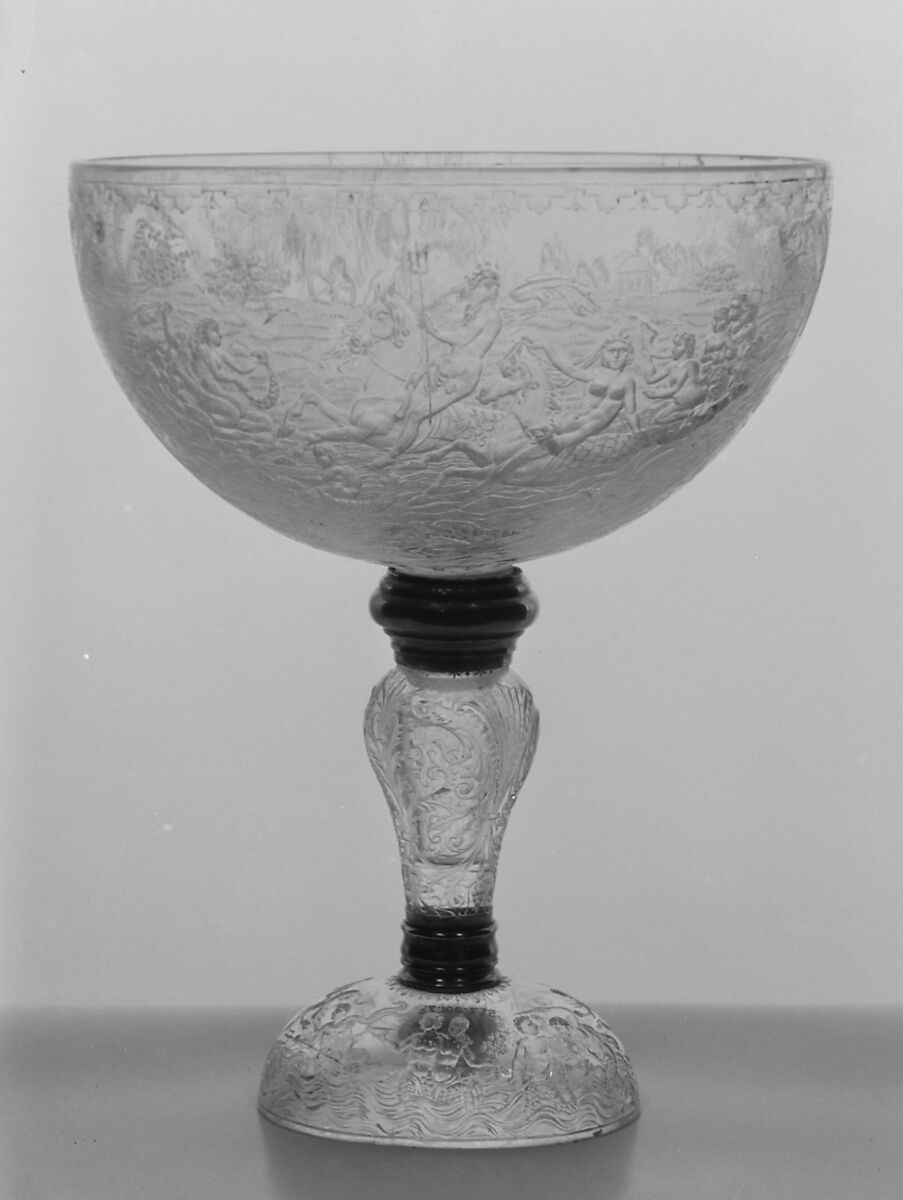 Standing cup, Rock crystal, silver, Northern Italian 