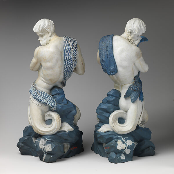 Pair of candlesticks, Josiah Wedgwood and Sons (British, Etruria, Staffordshire, 1759–present), Jasperware, British, Etruria, Staffordshire