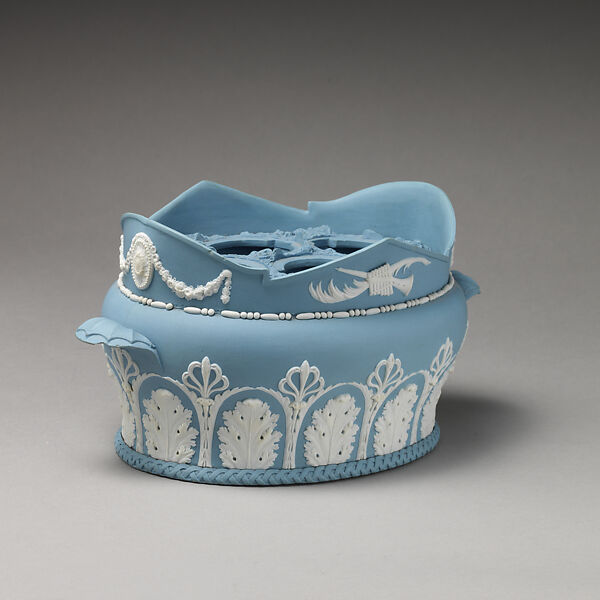 Bulb pot, Wedgwood and Co., Jasperware, British, Etruria, Staffordshire