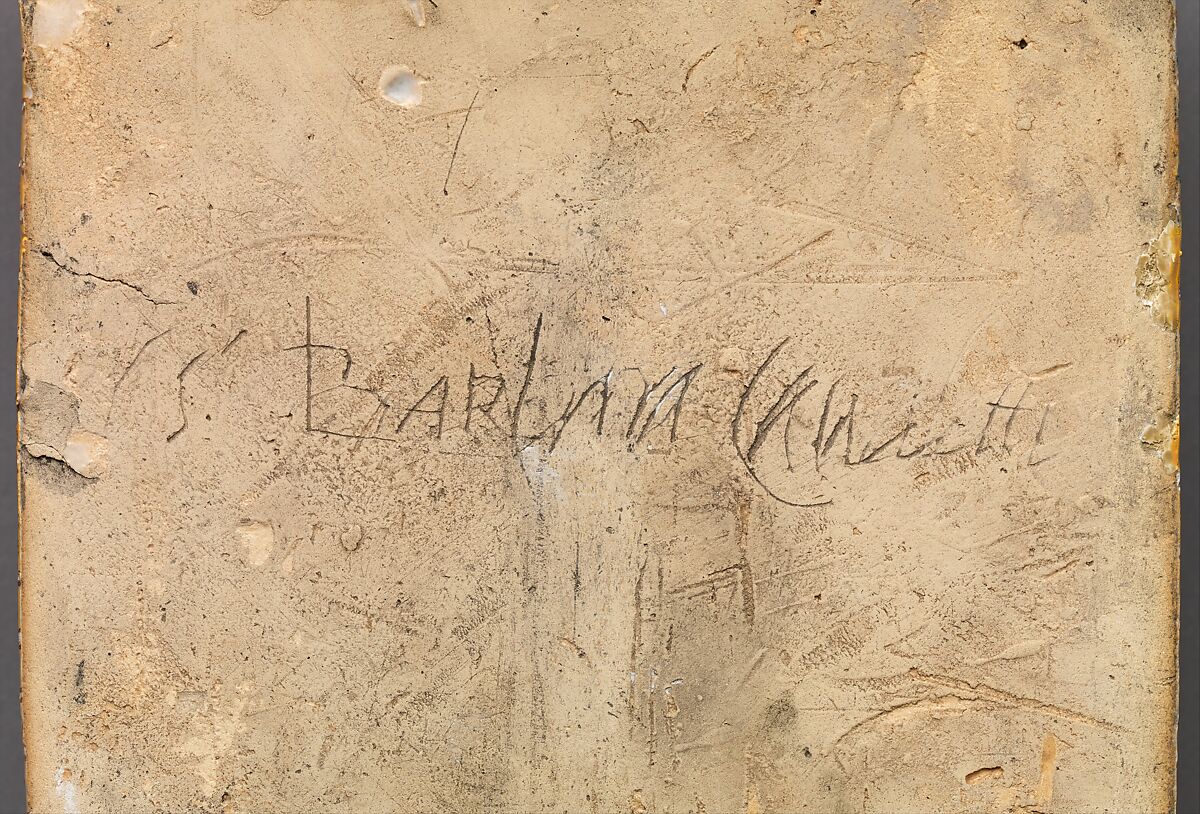 Inkstand with Apollo and the Muses, Workshop of the Patanazzi family (Italian, active ca. 1580–1620), Maiolica (tin-glazed earthenware), Italian, Urbino