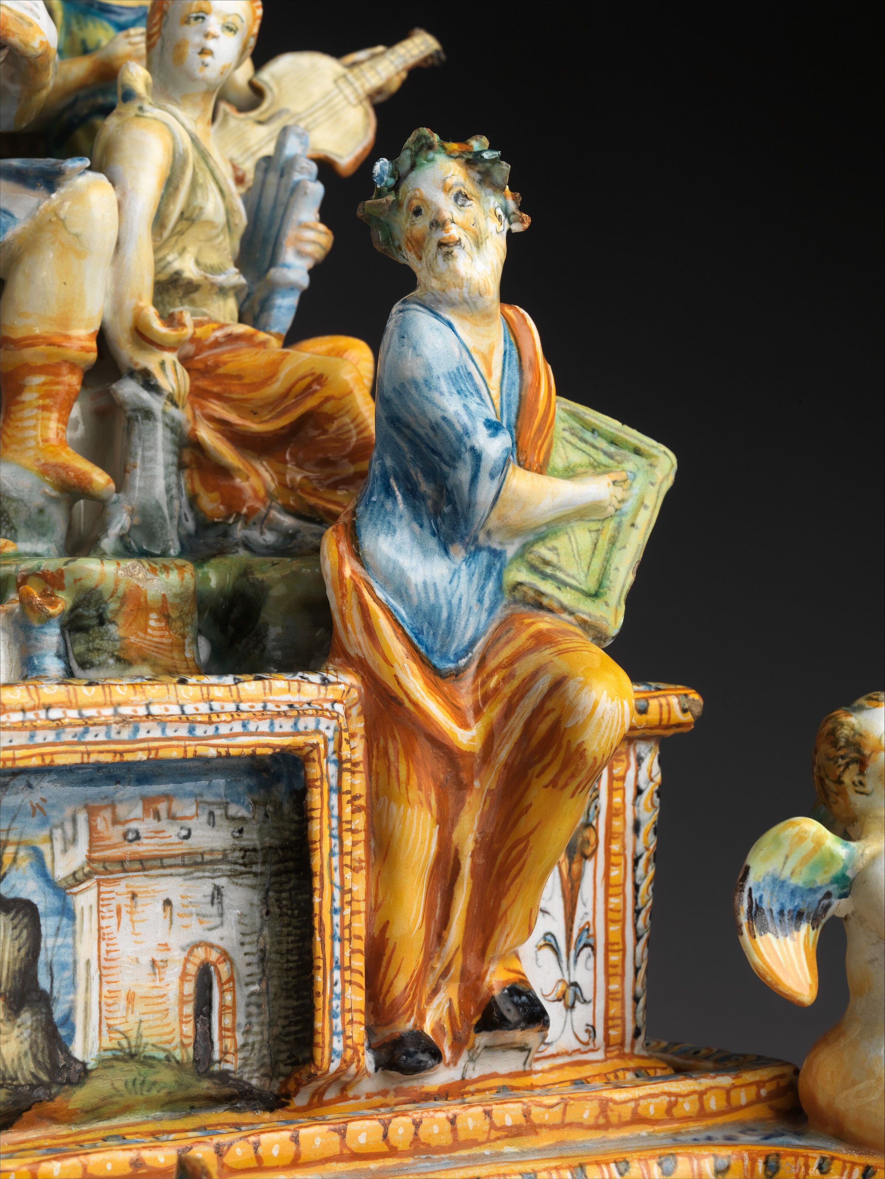 Workshop of the Patanazzi family - Inkstand with Apollo and the