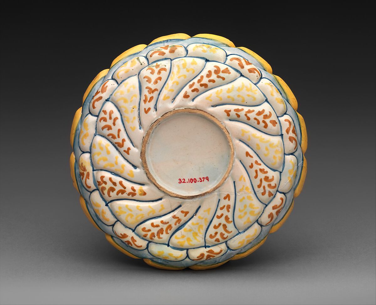 Bowl with A Lover Tied to a Tree, Maiolica (tin-glazed earthenware), Italian, Faenza