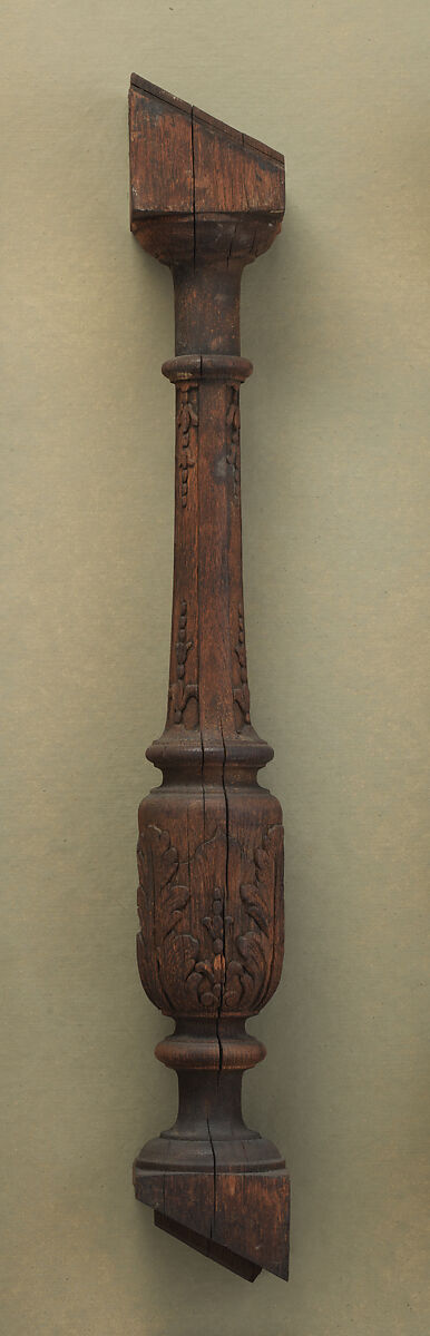 Baluster, Oak, British 